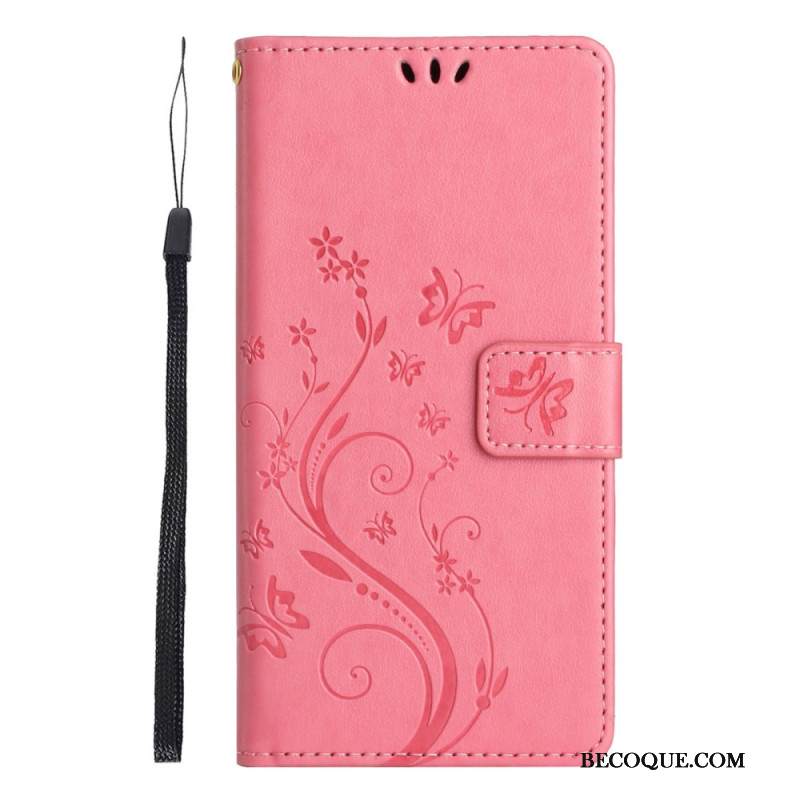 Kotelot Xiaomi Redmi Note 14 5g Kukkia Ja Perhosia