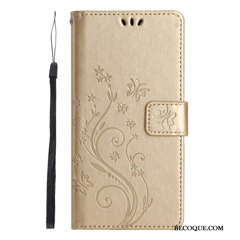 Kotelot Xiaomi Redmi Note 14 5g Kukkia Ja Perhosia