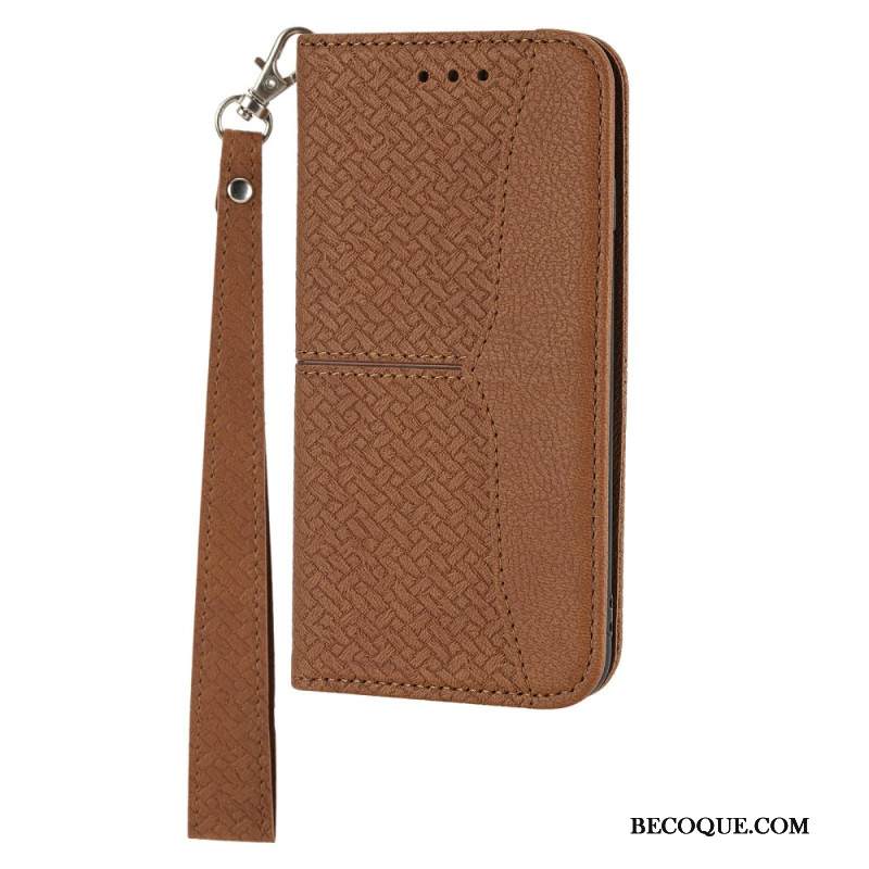 Kotelot Xiaomi Redmi Note 14 5g Puhelinkuoret Kudottu Tekstuuri Hihnalla