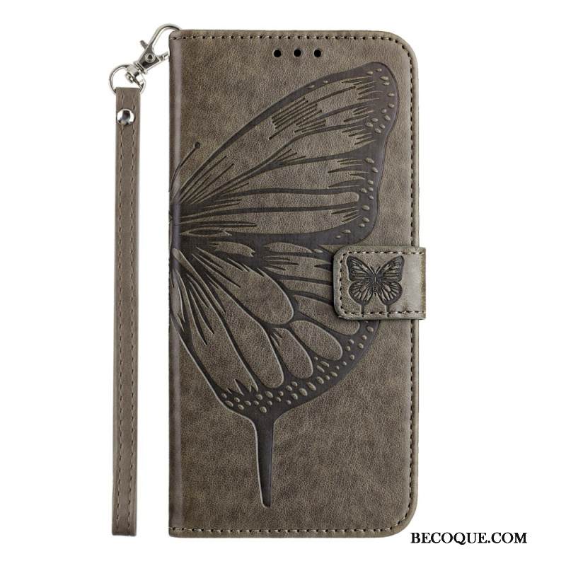 Kotelot Xiaomi Redmi Note 14 5g Puhelinkuoret Perhoskuvio Ja Hihna