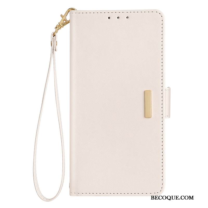 Kotelot Xiaomi Redmi Note 14 5g Rfid-suojausteknologialla Ja Kultaisella Soljella