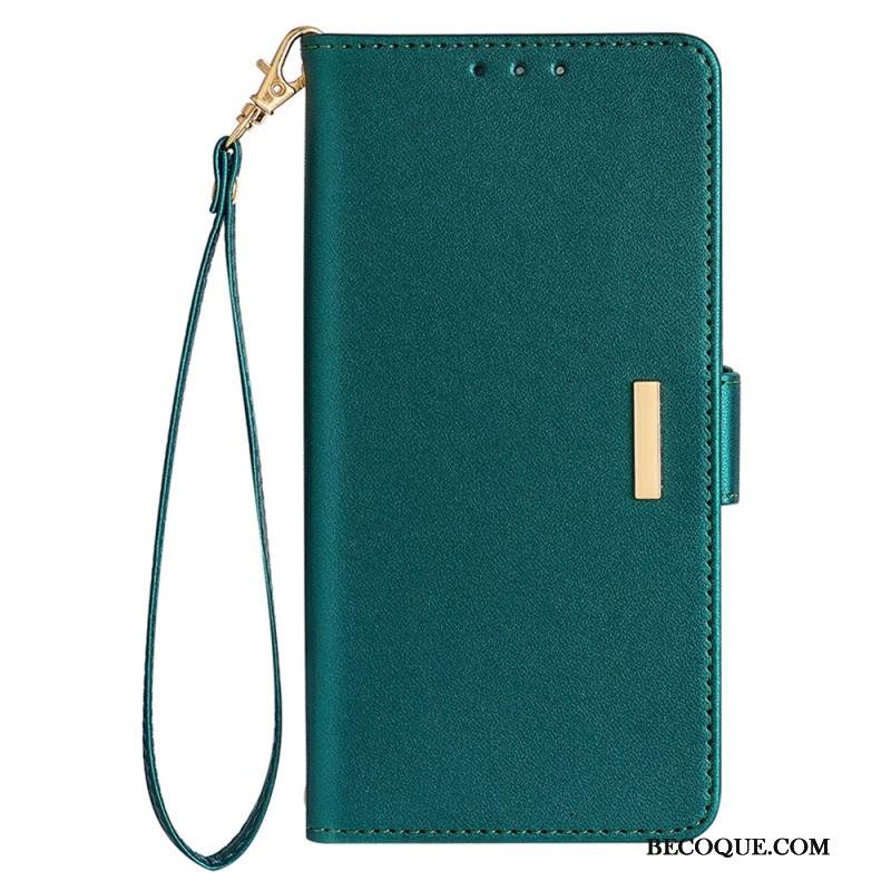 Kotelot Xiaomi Redmi Note 14 5g Rfid-suojausteknologialla Ja Kultaisella Soljella