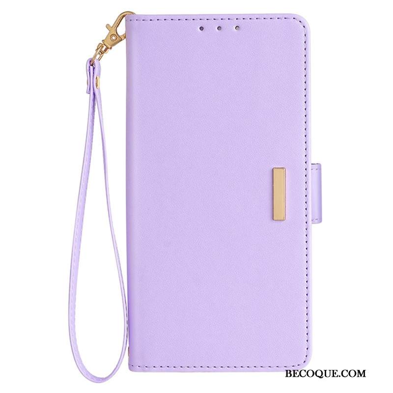 Kotelot Xiaomi Redmi Note 14 5g Rfid-suojausteknologialla Ja Kultaisella Soljella