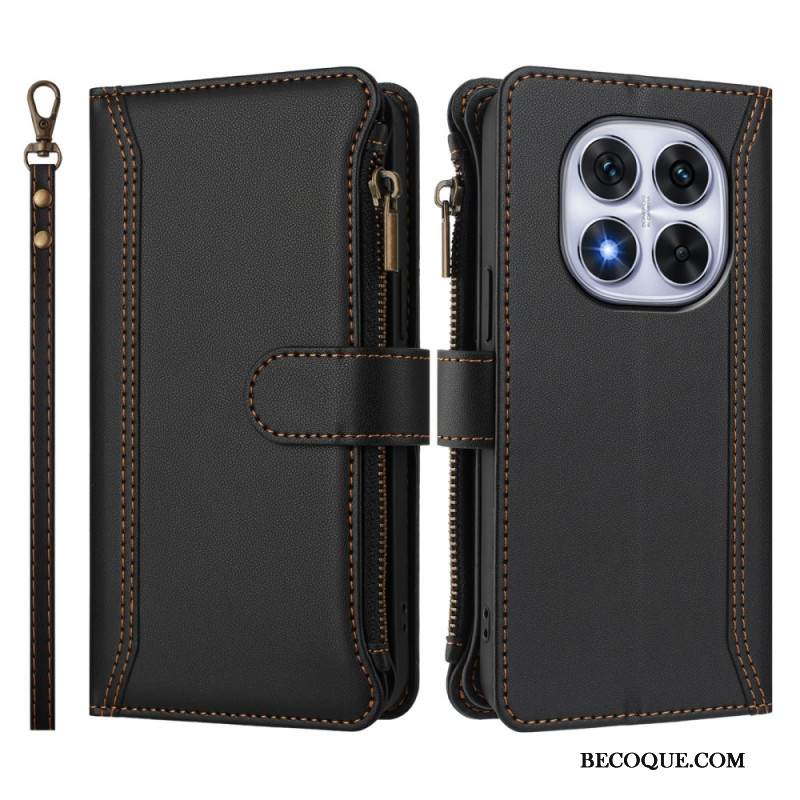 Kotelot Xiaomi Redmi Note 14 Pro 4g 9 Korttipaikan Lompakko Ja Nauha