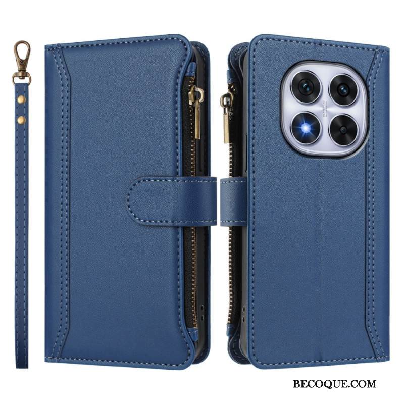 Kotelot Xiaomi Redmi Note 14 Pro 4g 9 Korttipaikan Lompakko Ja Nauha