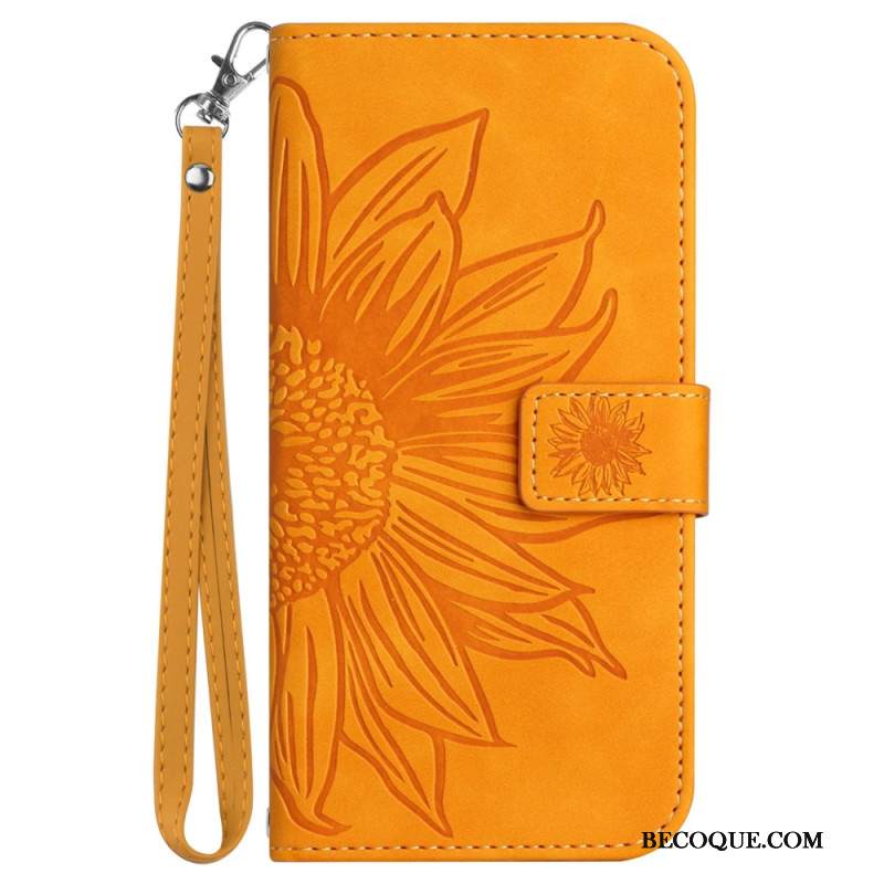 Kotelot Xiaomi Redmi Note 14 Pro 4g Auringonkukkakuvioinen Hihna Suojakuori