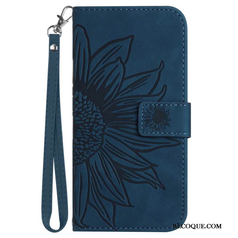 Kotelot Xiaomi Redmi Note 14 Pro 4g Auringonkukkakuvioinen Hihna Suojakuori