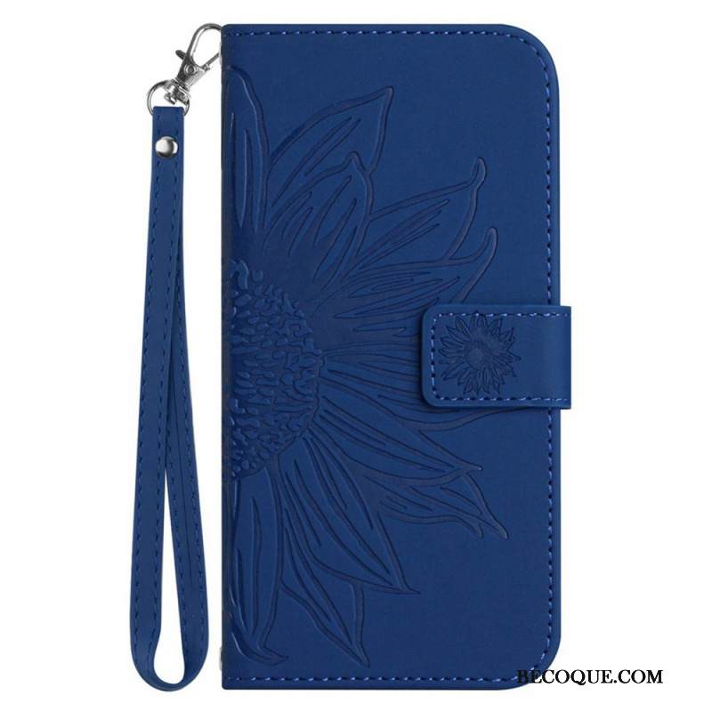 Kotelot Xiaomi Redmi Note 14 Pro 4g Auringonkukkakuvioinen Hihna Suojakuori