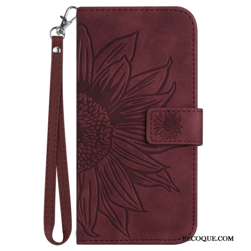 Kotelot Xiaomi Redmi Note 14 Pro 4g Auringonkukkakuvioinen Hihna Suojakuori