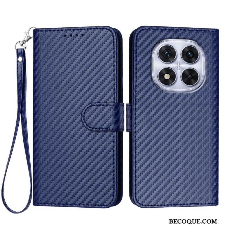 Kotelot Xiaomi Redmi Note 14 Pro 4g Hiilikuitukuvioinen Hihnalla