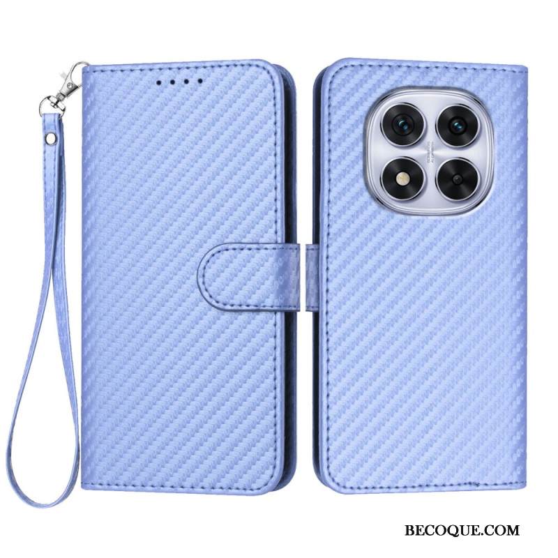 Kotelot Xiaomi Redmi Note 14 Pro 4g Hiilikuitukuvioinen Hihnalla