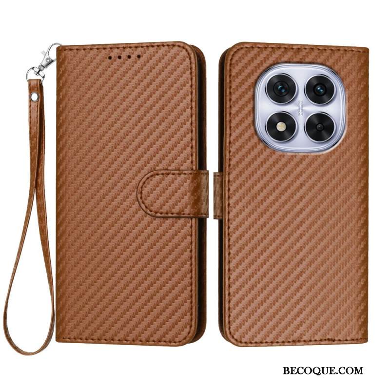 Kotelot Xiaomi Redmi Note 14 Pro 4g Hiilikuitukuvioinen Hihnalla