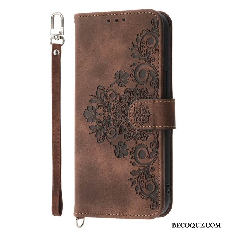 Kotelot Xiaomi Redmi Note 14 Pro 5g Pitsikuvio Hihnalla Ja Olkahihnalla