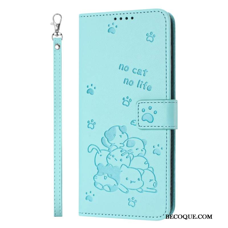 Kotelot Xiaomi Redmi Note 14 Pro 5g Puhelinkuoret Kissakuvio Hihnalla