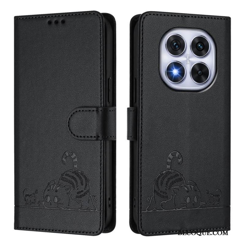 Kotelot Xiaomi Redmi Note 14 Pro 5g Rfid-suojattu Kissakuvio