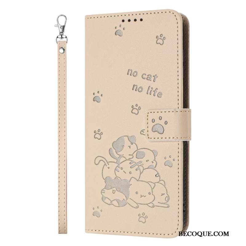 Kotelot Xiaomi Redmi Note 14 Pro Plus 5g Kissakohtaus Hihnalla