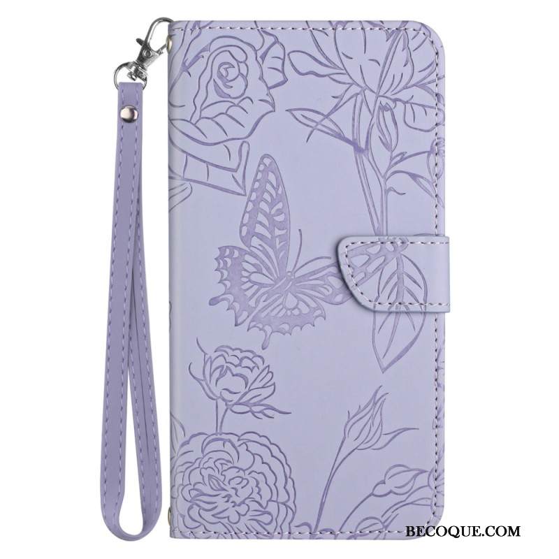 Kotelot Xiaomi Redmi Note 14 Pro Plus 5g Perhoskuvio Hihnalla