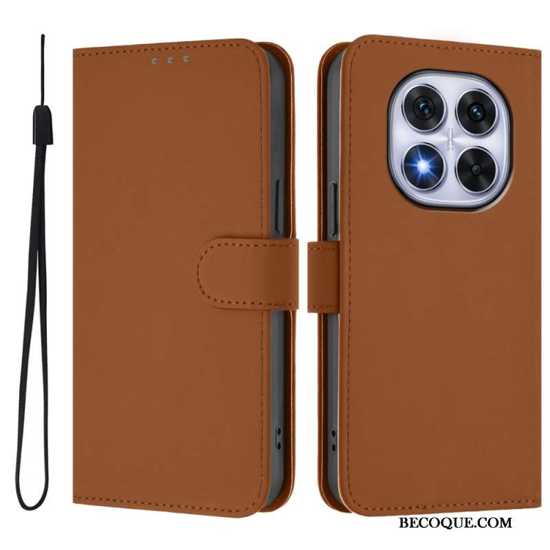 Kotelot Xiaomi Redmi Note 14 Pro Plus 5g Yksinkertaista Nahkaa Suojakuori