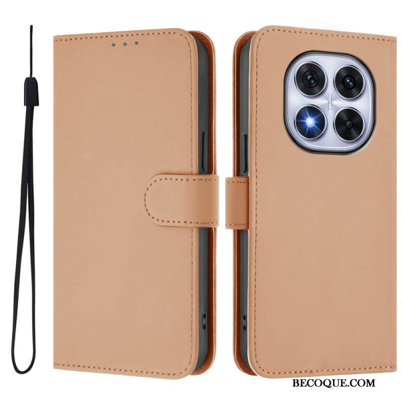 Kotelot Xiaomi Redmi Note 14 Pro Plus 5g Yksinkertaista Nahkaa Suojakuori