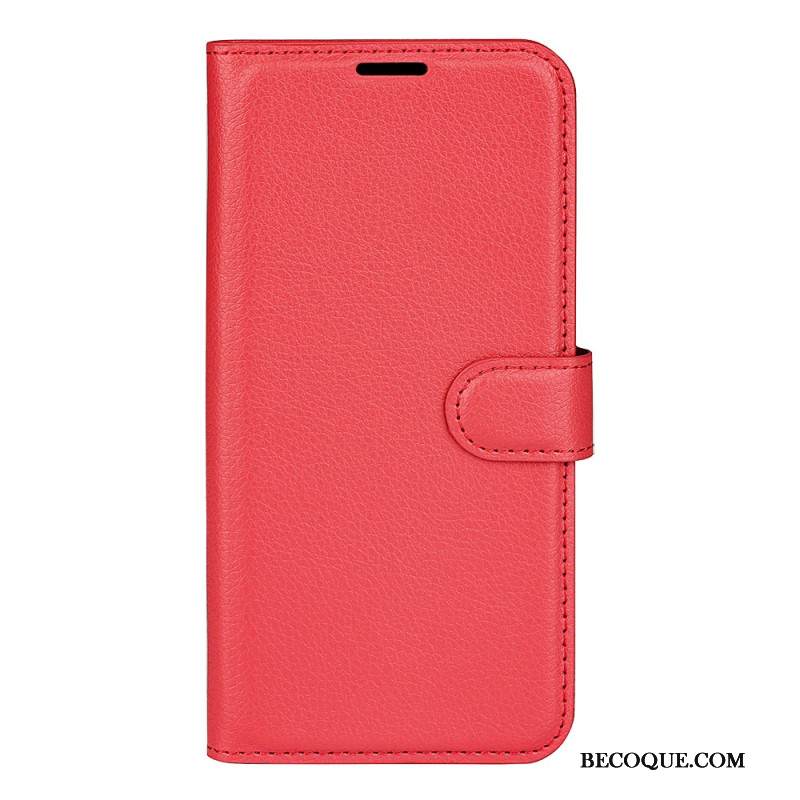 Kotelot Xiaomi Redmi Note 14s Klassinen Litsikuvioinen Tekonahka Suojakuori