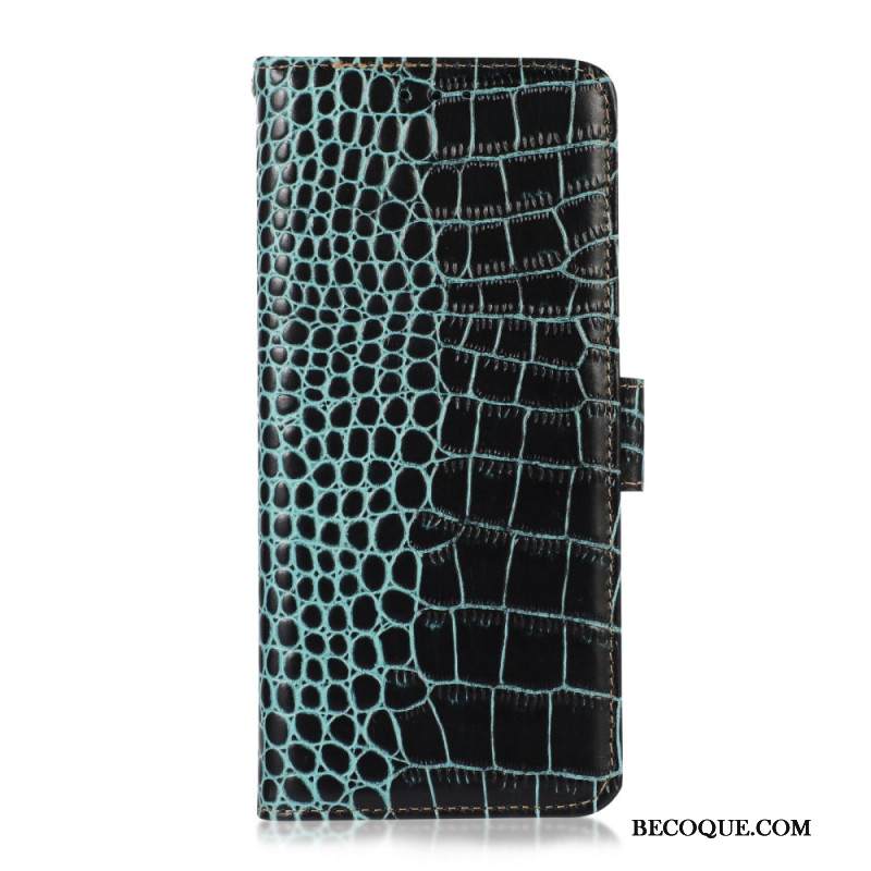 Kotelot Xiaomi Redmi Note 14s Krokotiilin Muotoinen Nahka