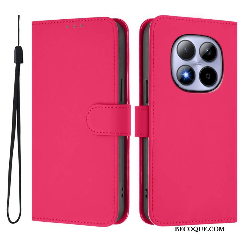 Kotelot Xiaomi Redmi Note 15 Pro 5g Puhelinkuoret Yksiväristä Keinonahkaa