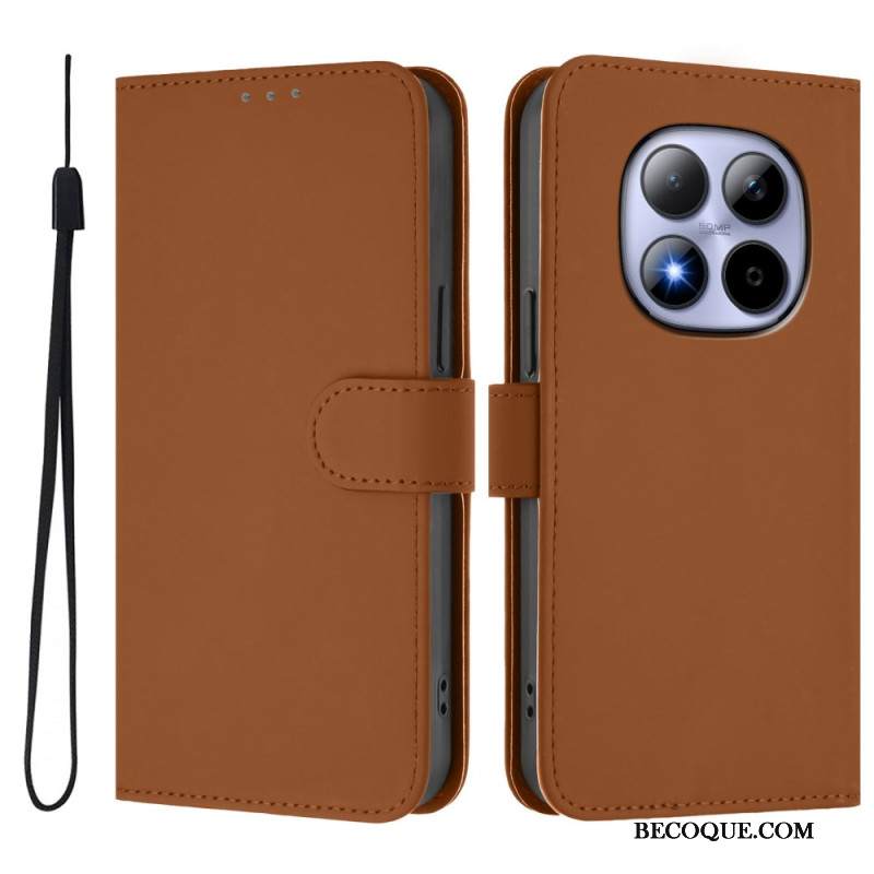 Kotelot Xiaomi Redmi Note 15 Pro 5g Puhelinkuoret Yksiväristä Keinonahkaa