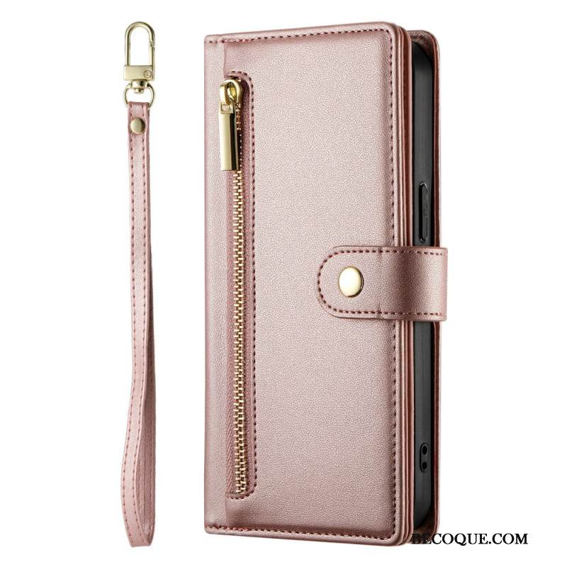 Kotelot Xiaomi Redmi Note 15 Pro Plus 5g Vetoketjullinen Tasku Ja Hihnat