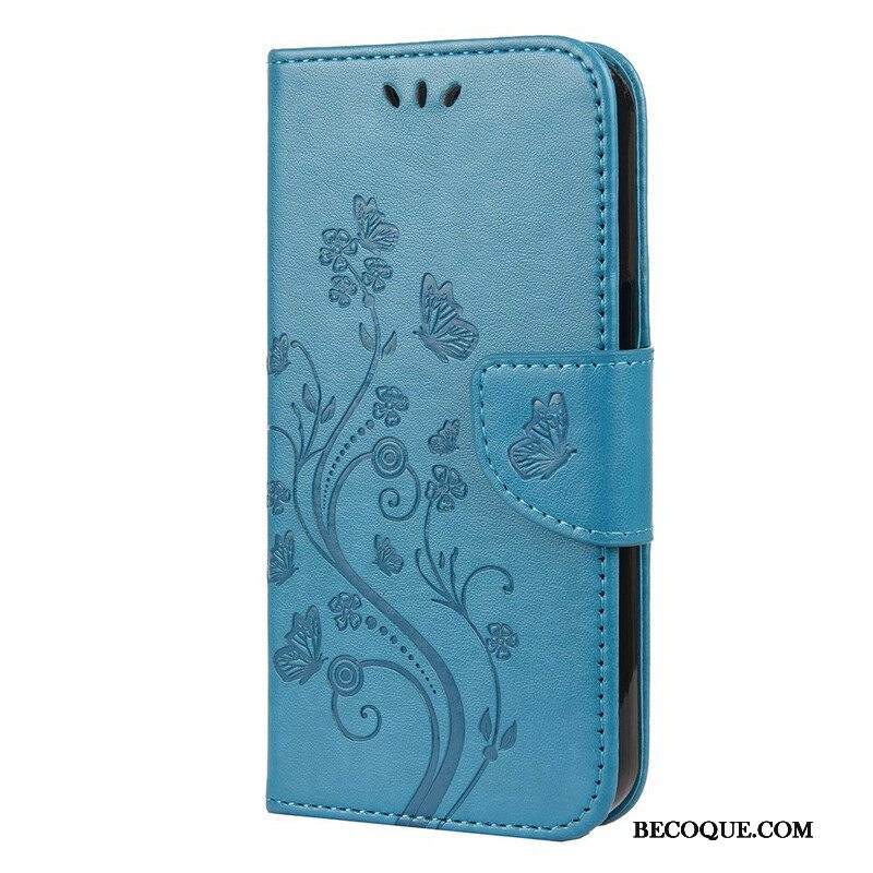 Kotelot iPhone 13 Mini Suojaketju Kuori Strappy Kukka