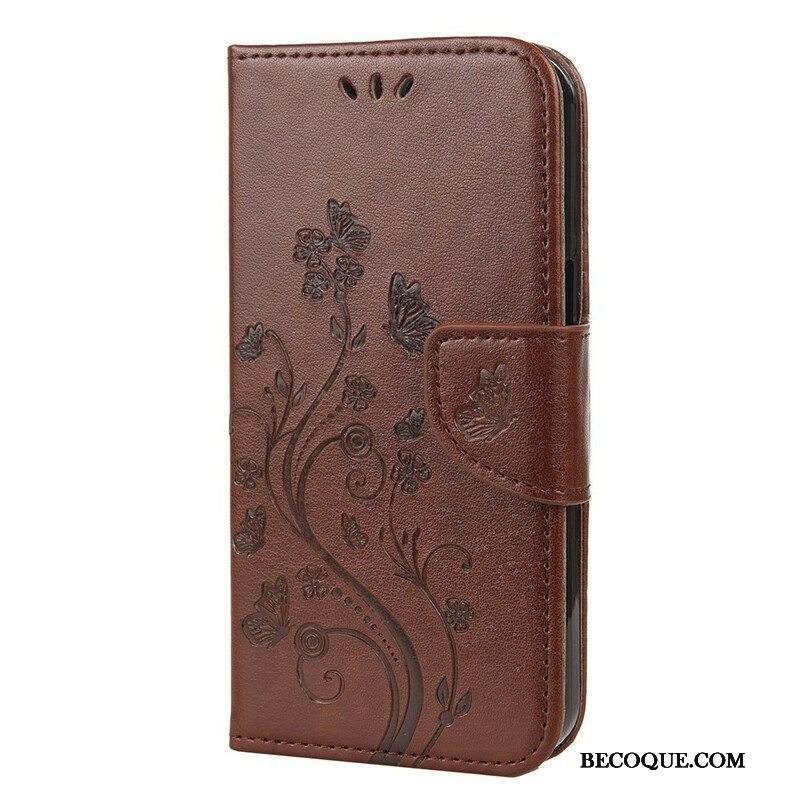 Kotelot iPhone 13 Mini Suojaketju Kuori Strappy Kukka