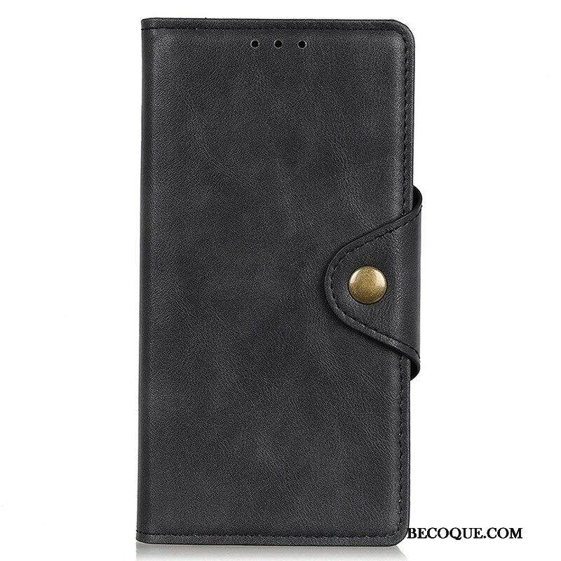 Kotelot iPhone 13 Pro Keinonahkainen Nappi