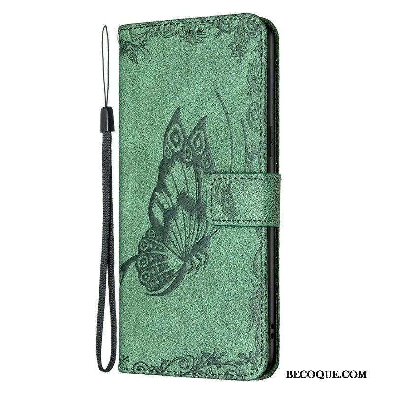 Kotelot iPhone 13 Pro Suojaketju Kuori Barokki Hihnaperhonen