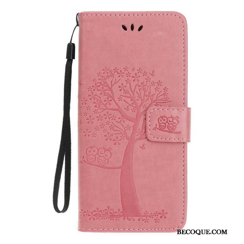 Kotelot iPhone 13 Pro Suojaketju Kuori Tangapuu Ja Pöllöt