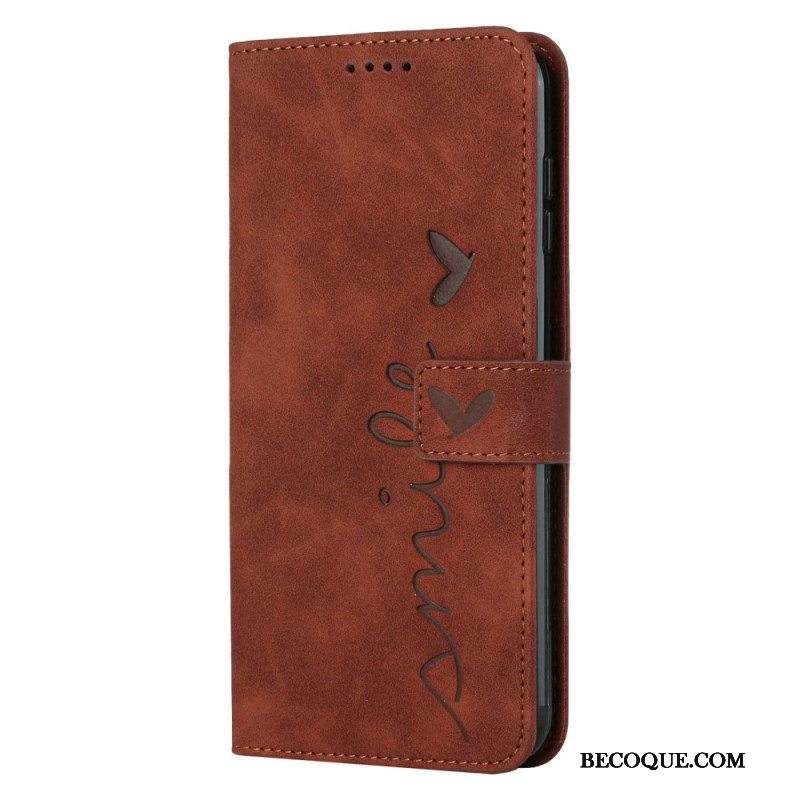 Kotelot iPhone 14 Hymyile Lanyardin Kanssa