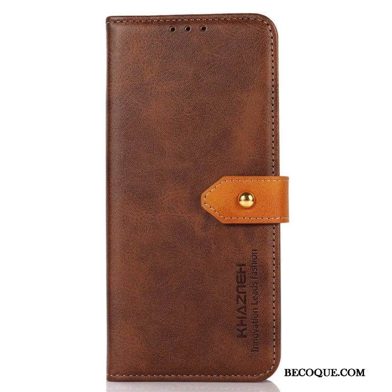 Kotelot iPhone 14 Kaksivärinen Kultainen Lukko Khazneh