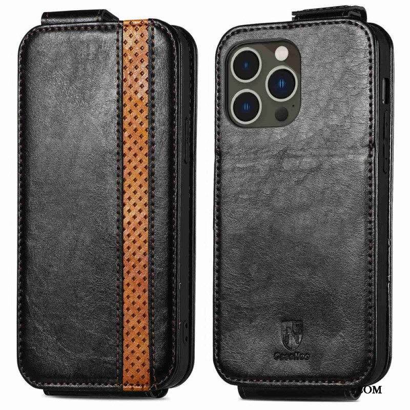 Kotelot iPhone 14 Pro Max Caseneo Pystysuora Läppä