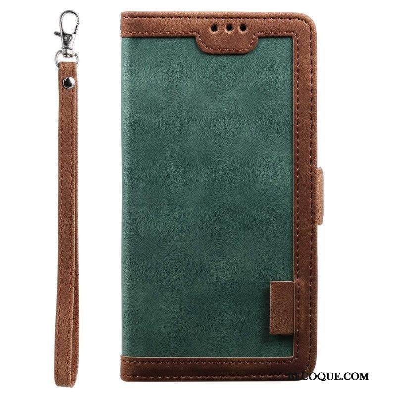 Kotelot iPhone 14 Pro Max Paljaat Saumat Ja Kaksoislukko