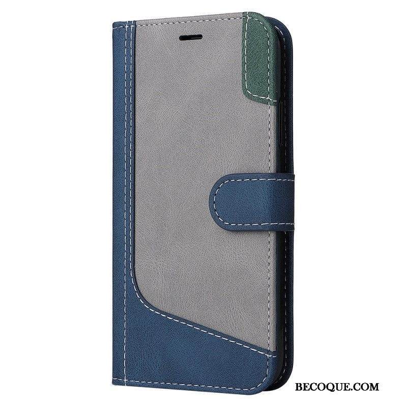 Kotelot iPhone 14 Pro Max Suojaketju Kuori Kolmivärinen Hihna