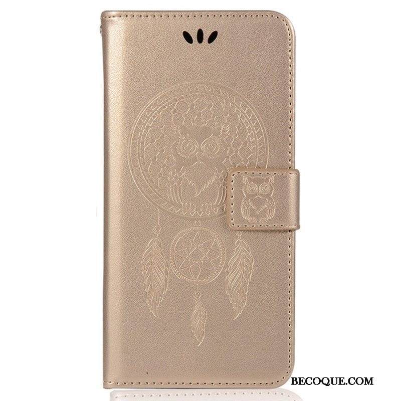 Kotelot iPhone 14 Pro Max Suojaketju Kuori Pöllöunensieppaaja Hihnalla