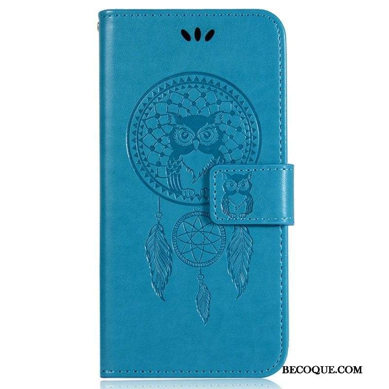 Kotelot iPhone 14 Pro Suojaketju Kuori Pöllöunensieppaaja Hihnalla