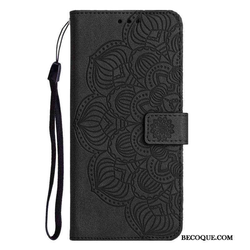 Kotelot iPhone 14 Suojaketju Kuori Strappy Mandala