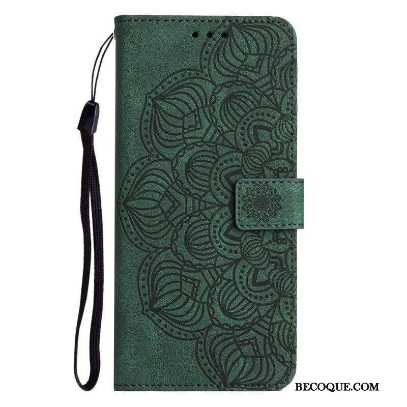 Kotelot iPhone 14 Suojaketju Kuori Strappy Mandala