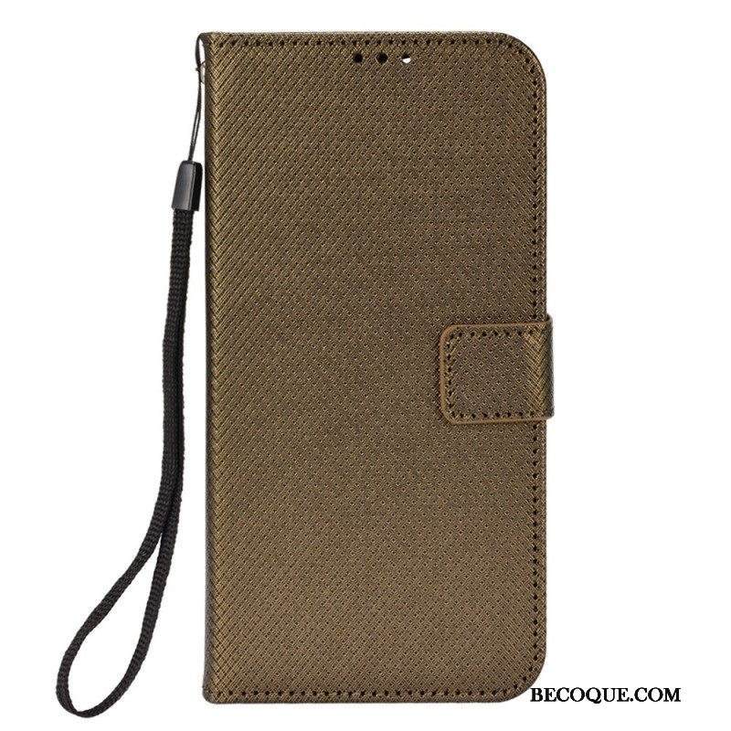 Kotelot iPhone 14 Suojaketju Kuori Tyylikäs Strappy Faux Leather