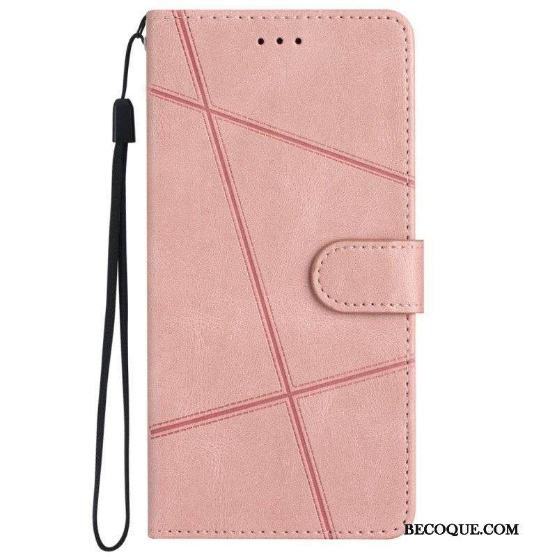 Kotelot iPhone 15 Plus Linjat Hihnalla