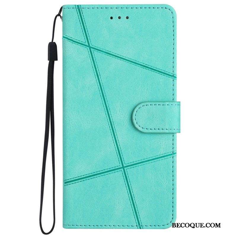 Kotelot iPhone 15 Plus Linjat Hihnalla