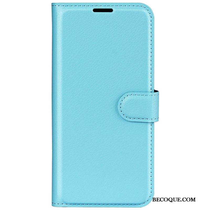 Kotelot iPhone 16 Pro Puhelinkuoret Classic Litchi Faux Leather
