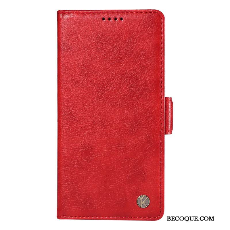 Kotelot iPhone 16 Puhelinkuoret Yikatu Vintage Faux Leather