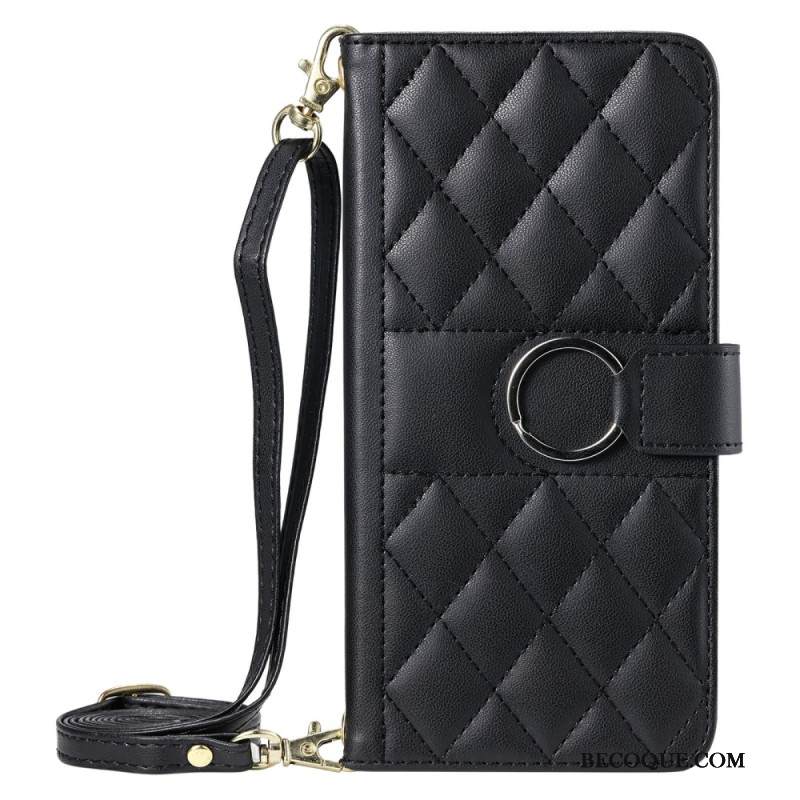 Kotelot iPhone 17 Ensiluokkainen Muotoilu Nauhalla Ja Olkahihnalla Suojakuori