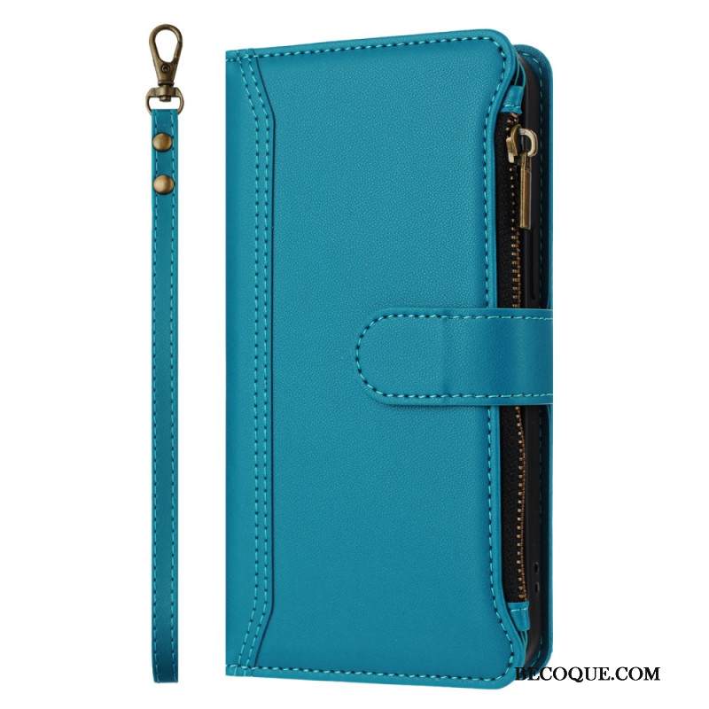 Kotelot iPhone 17 Lompakko Jossa 9 Korttipaikkaa Ja Rannehihna