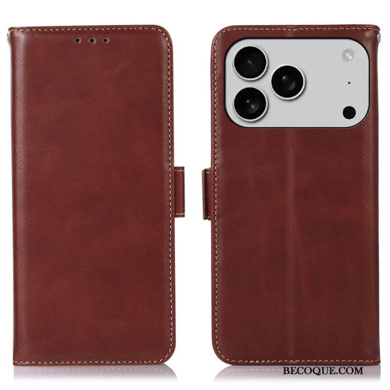 Kotelot iPhone 17 Pro Abeel Premium -nahka Rfid-lompakko